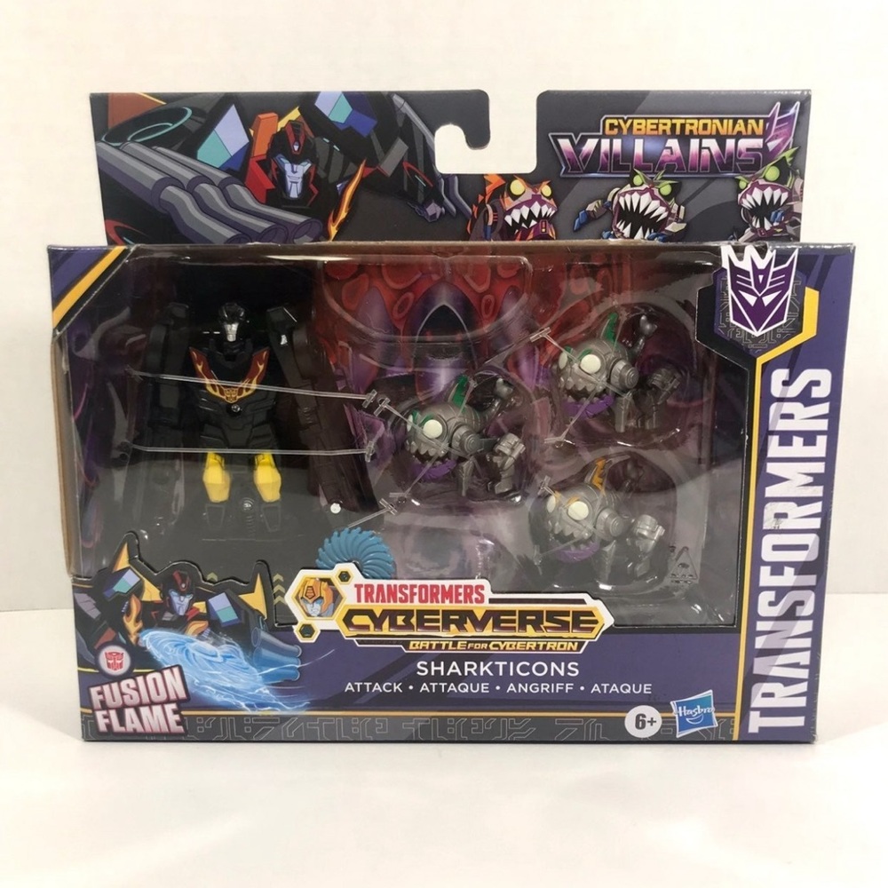 Transformers Hasbro Cyberverse Battle for Cybertron Sharkticons!